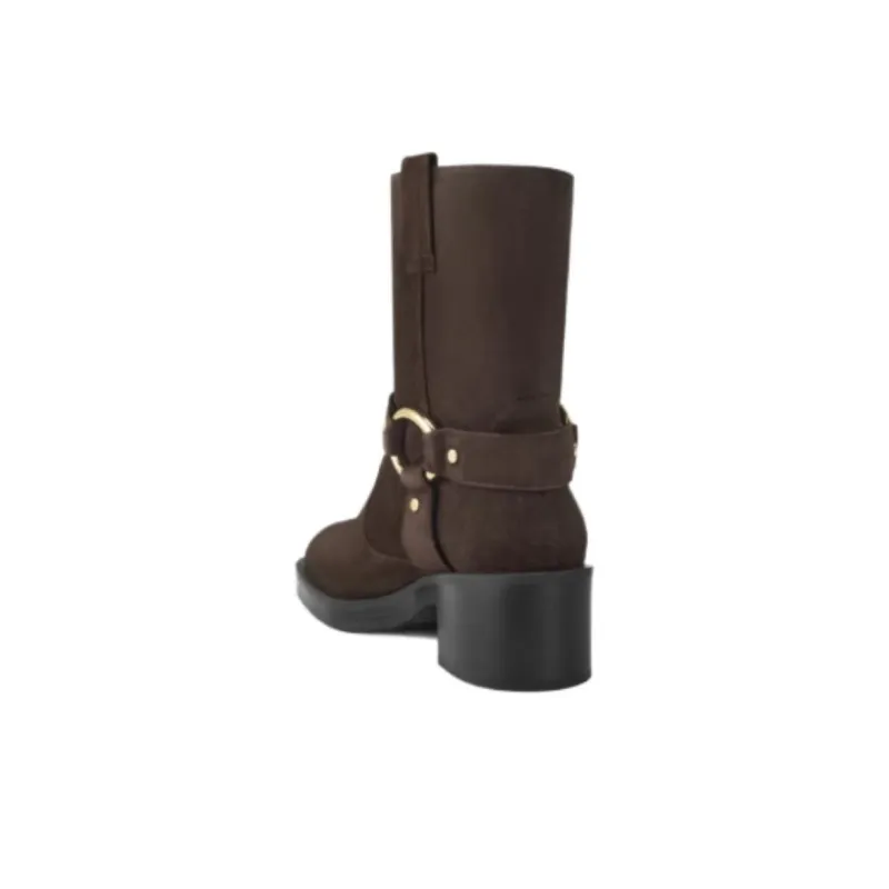 Stuart Weitzman/SW Jax Bootie Ankle Boots 5.5cm Women's Umber-4
