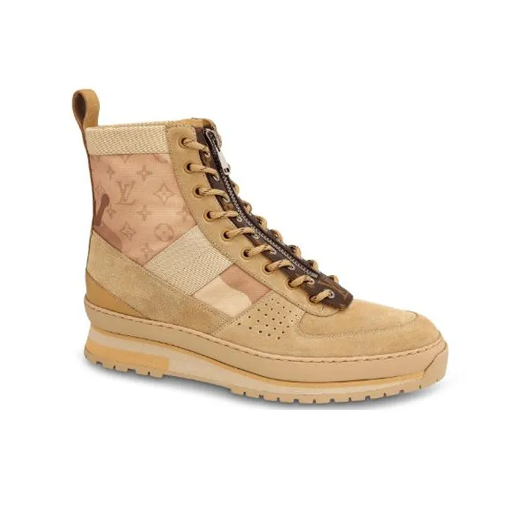 LOUIS VUITTON Harlem Martin Boots Men Yellow-1