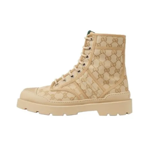 GUCCI Ankle Boots Men Beige