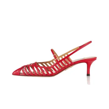 AQUAZZURA Moonlight Dancer Slim Heel High Heels 5cm Women's Red