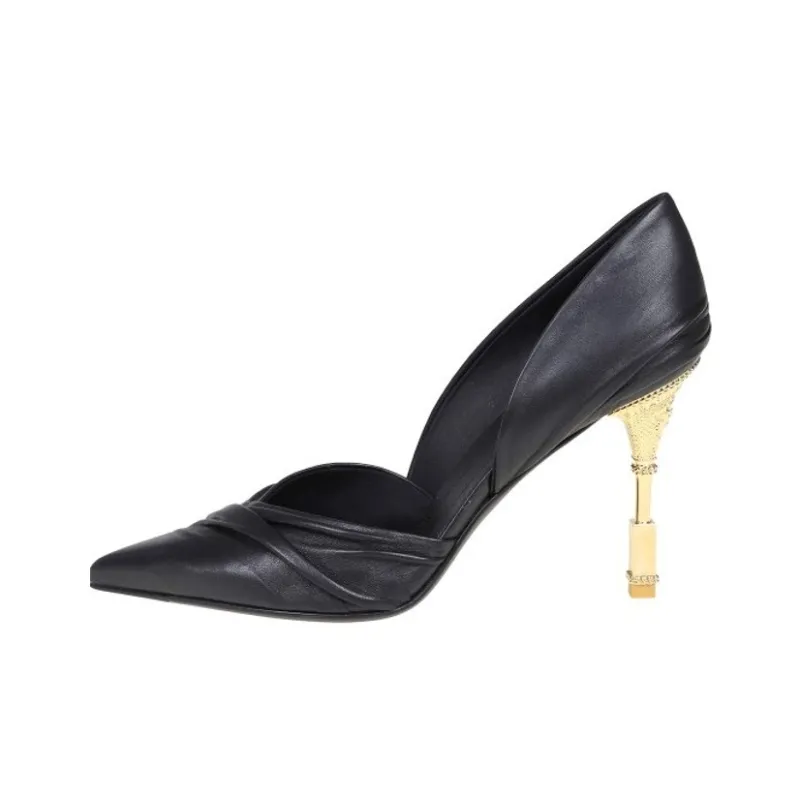 BALMAIN Moneta 100mm Leather Pumps-0