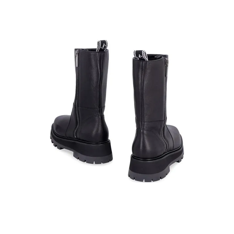 Jimmy Choo Bay Flat Chunky Leather Boots-4