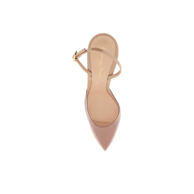 GIANVITO ROSSI Ribbon D'Orsay Slingback Pumps-4