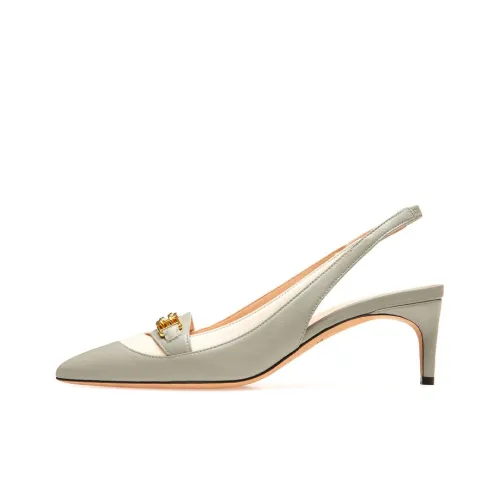 BALLY Dianet Slim Heel High Heels Women's Gray
