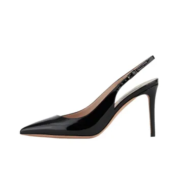 EMPORIO ARMANI Slim Heel High Heels 8.5cm Women's Black