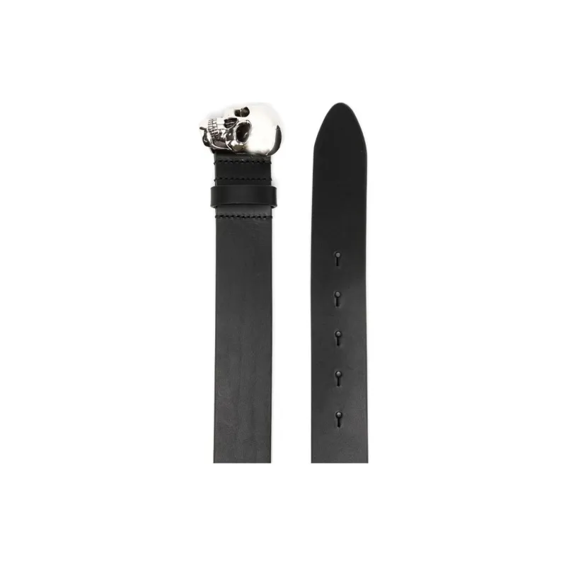 Alexander McQueen Skull-motif Leather Belt-3