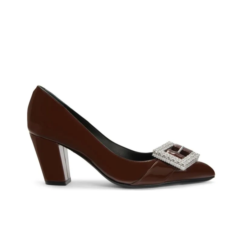 Giuseppe Zanotti Buckle detail Leather Pumps-1