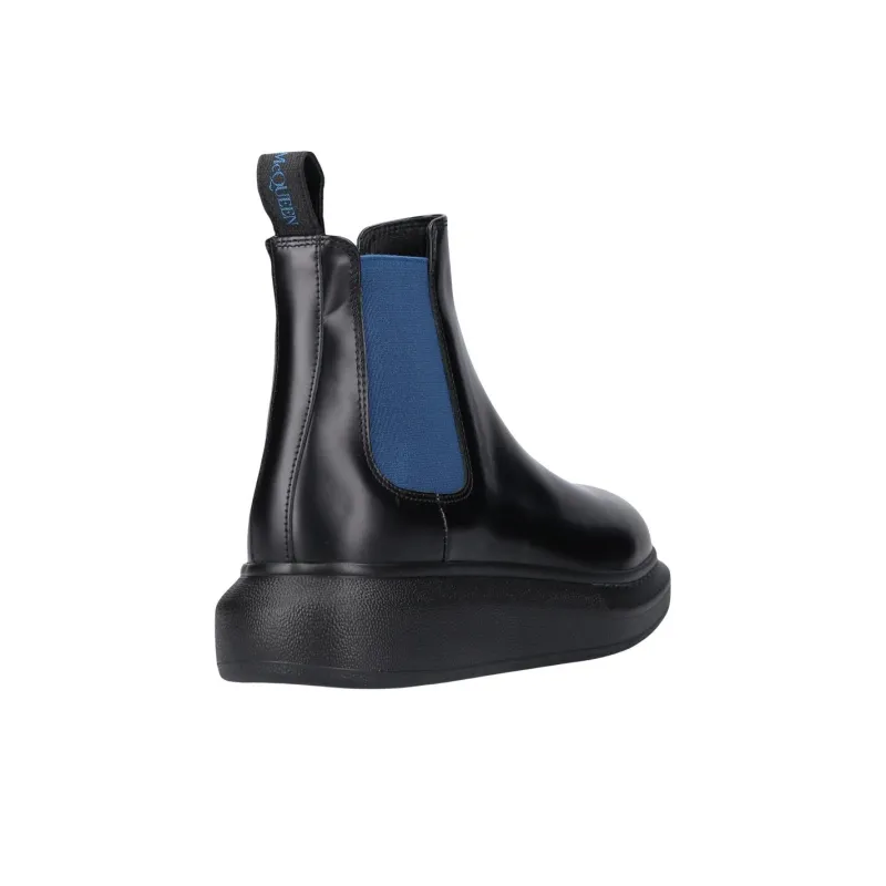 Alexander McQueen Hybrid Chelsea Boot 'Black Blue' Women's-3