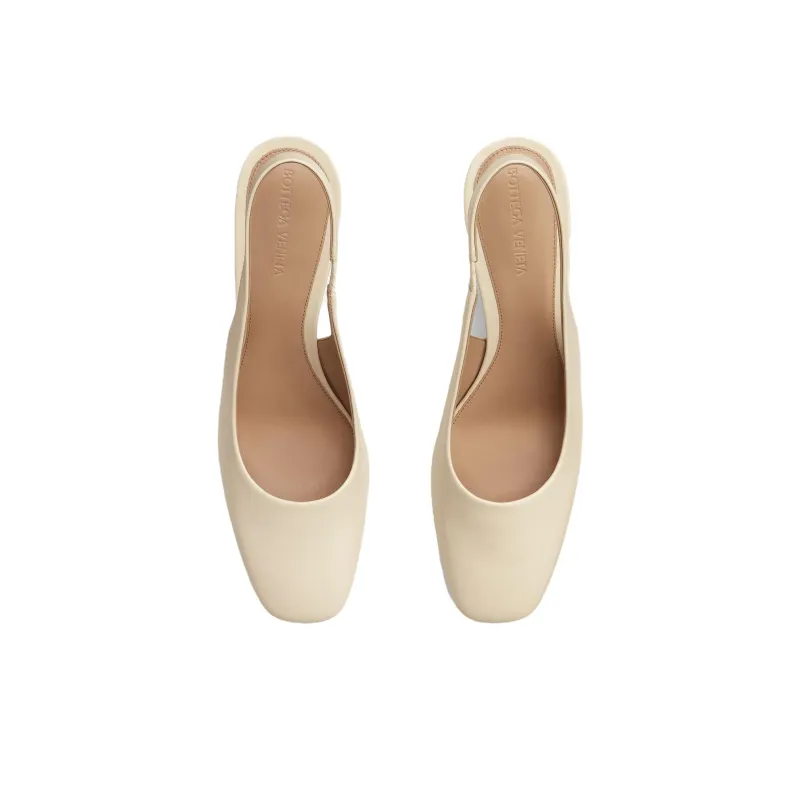 Bottega Veneta KNOT High Heels 4.5cm Women's Cream-3
