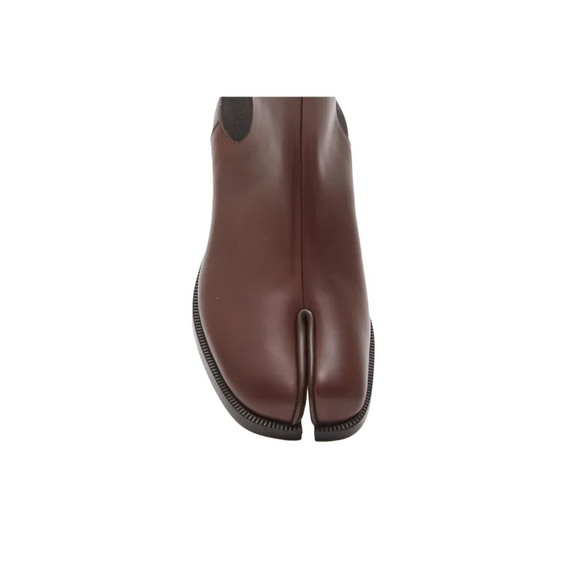 Maison Margiela Tabi Short Chelsea Boots Women's Brown-4