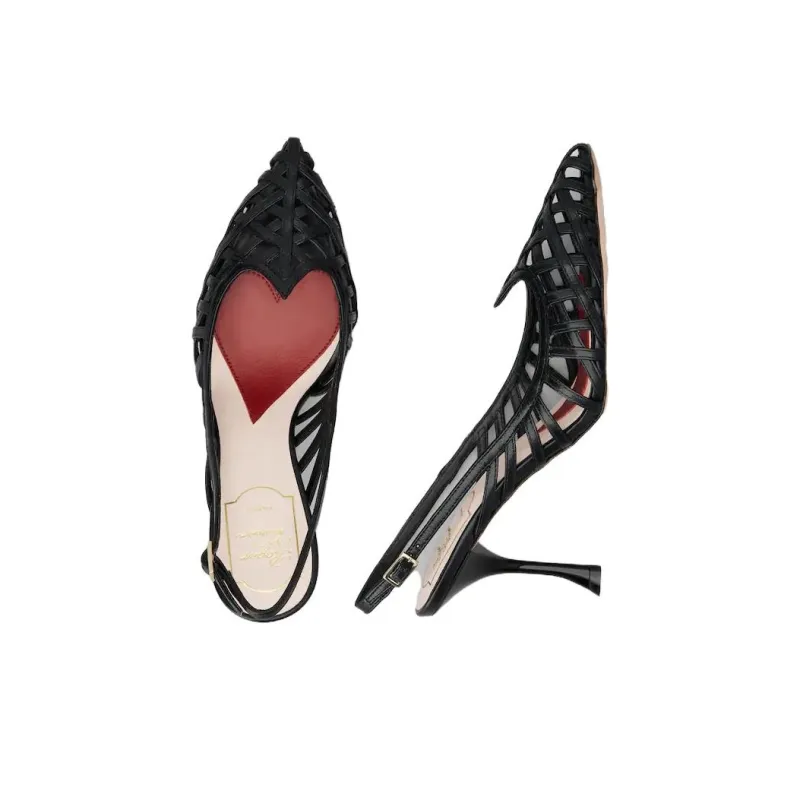 Roger Vivier Strap-detailing Leather Pumps-4
