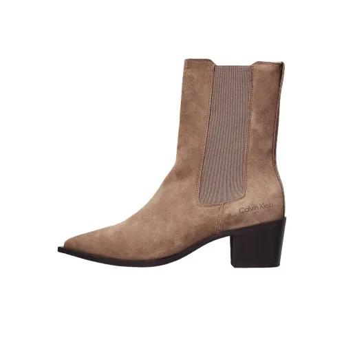 CALVIN Mens Short Chelsea Cotton 6cm Women's Camel