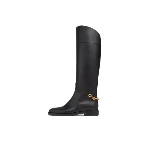 Jimmy Choo Nell Chain detailing Leather Boots Women's