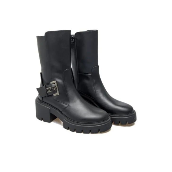 stuart weitzman Soho Gia 75mm Leather Boots-2