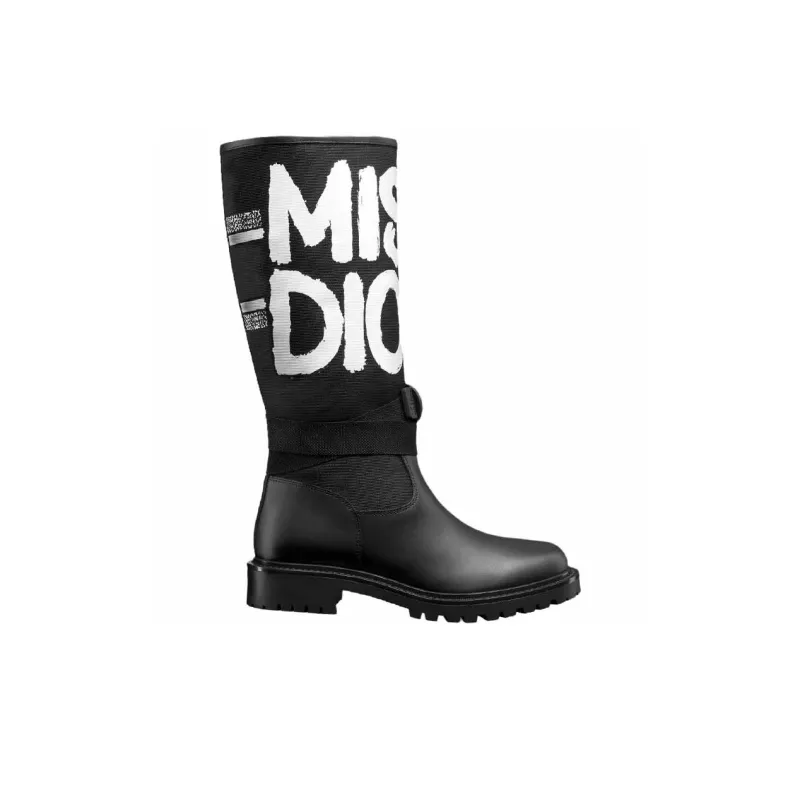 DIOR D Major Ankle Boots Women's Black-1