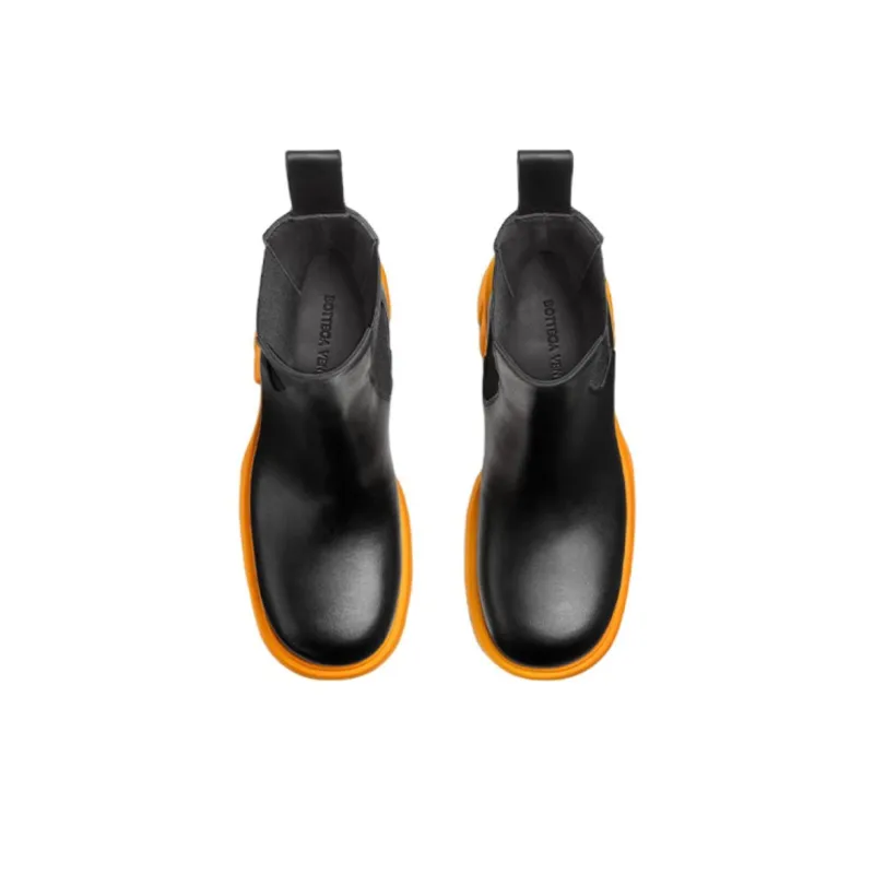 Bottega Veneta Flash Boots Black Tangerine Women's-2