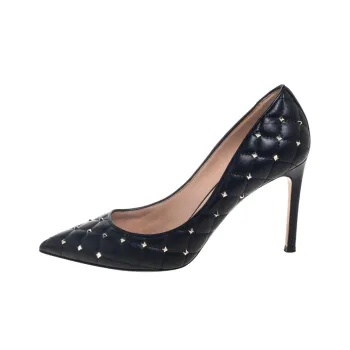 Valentino Slim Heel High Heels 8.5cm Women's Black