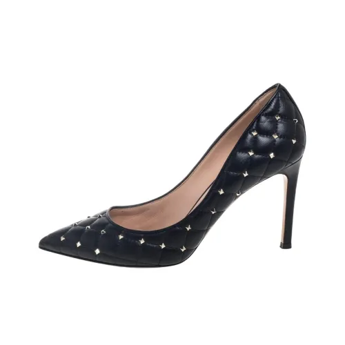 Valentino Slim Heel High Heels 8.5cm Women's Black