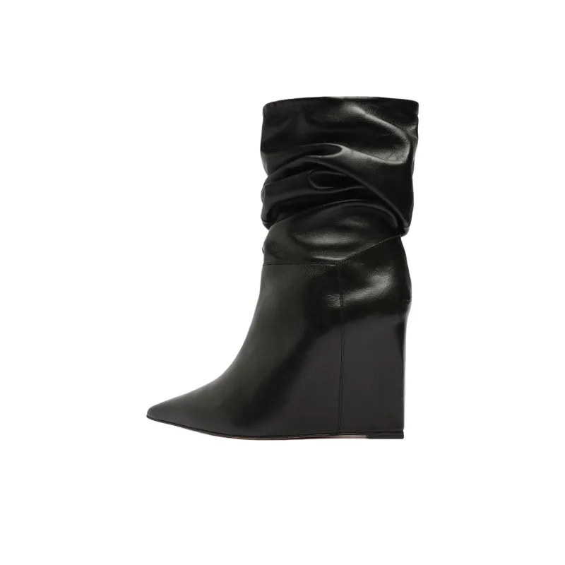 Schutz Ashlee Ankle Boots 11cm Women's Black-0