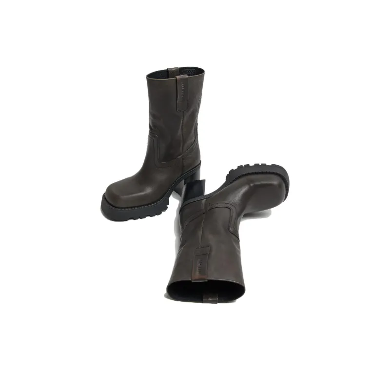 MIISTA Ankle Boots 10cm Women's Brown-3