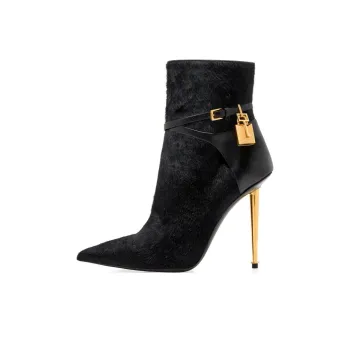 TOM FORD Ankle Boots 10.5cm Women's Black