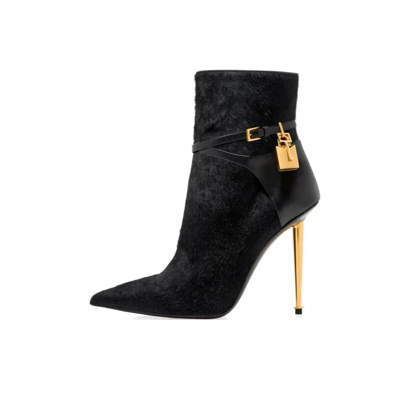 TOM FORD Ankle Boots 10.5cm Women's Black-0