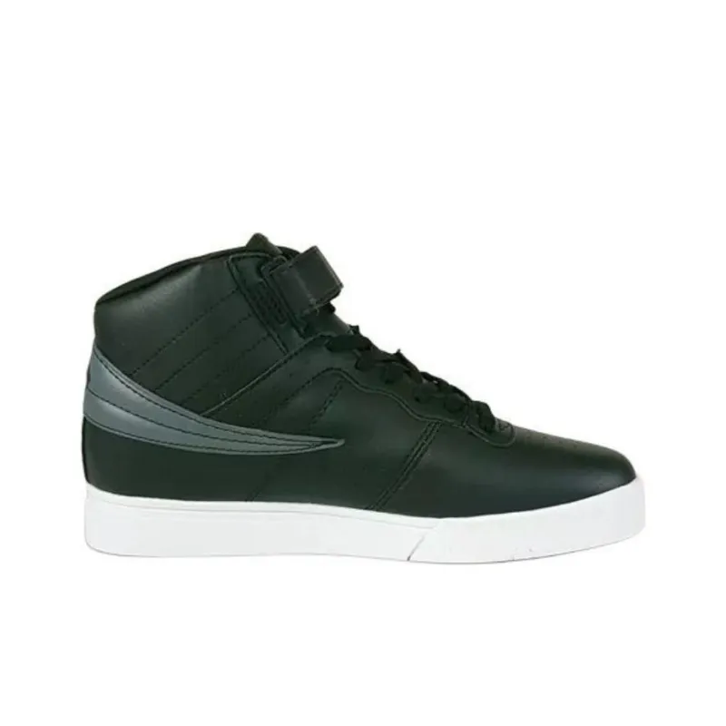 FILA Vulc 13 Anti-Slip Wear-Resistant Mid-Top Tennis Shoes Men's Black-1