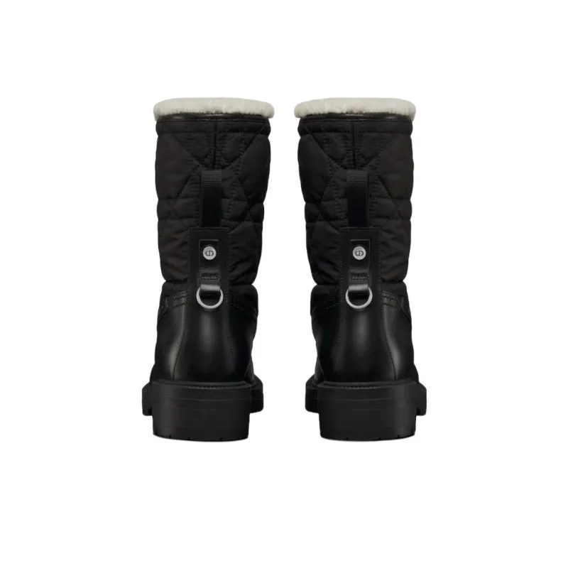 DIOR Frozen-D Ankle-Length Snow Boots Women's Black-5