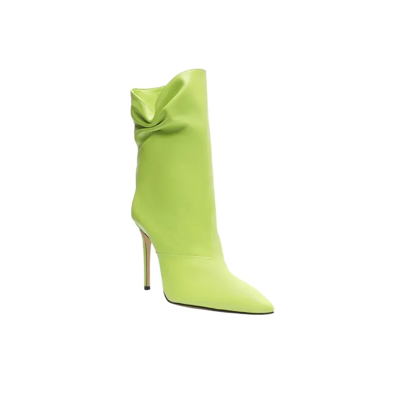 Schutz Sidonie Ankle Boots 10.5cm Women's Green-2