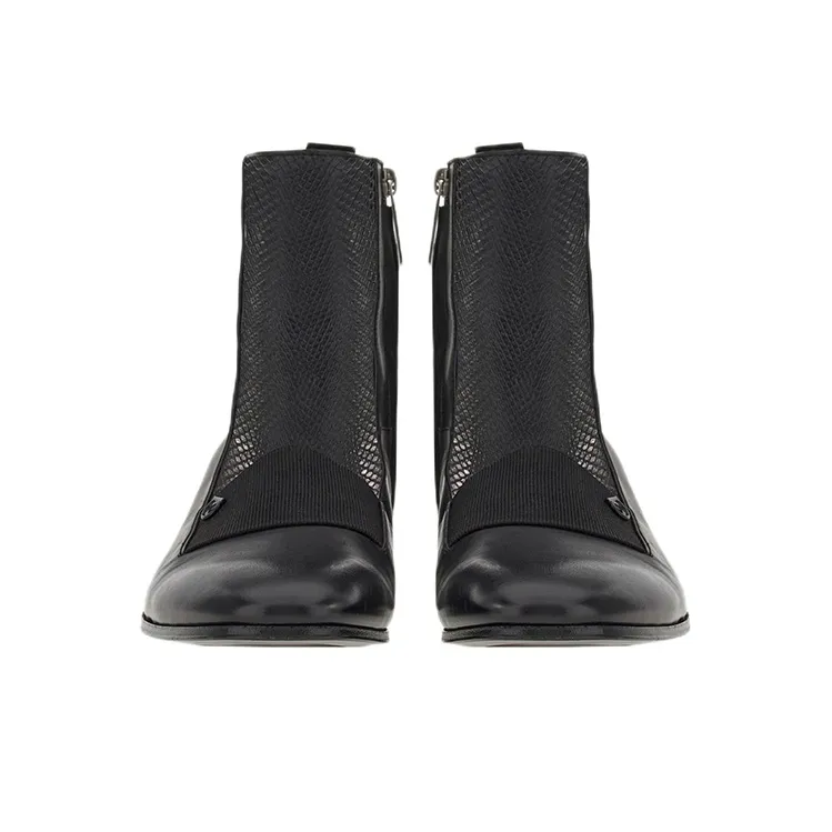 FERRAGAMO Ankle Boots Men's Black-3