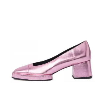 By Far Chunky Heel High Heels 6cm Women's Pink