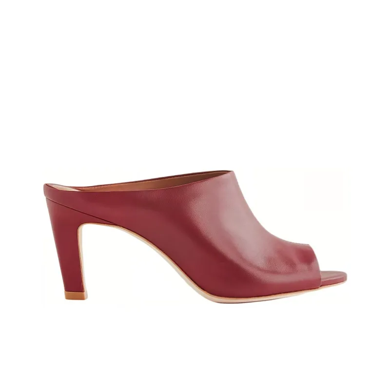REFORMATION Slide Slippers 7.5cm Women's Red-1