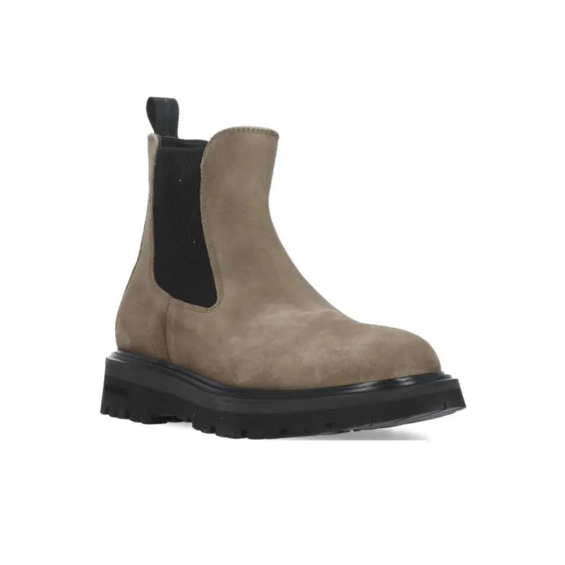 WOOLRICH Short Chelsea Boots Men's Brown-2