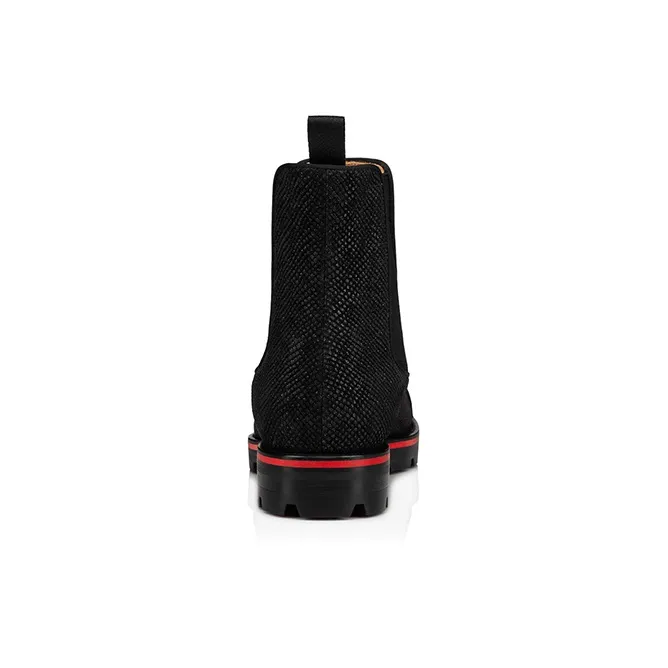 Christian Louboutin Chelsea Boots Men Black-3