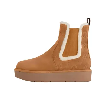 LOUIS VUITTON Aspen Short Chelsea Boots Women's Brown