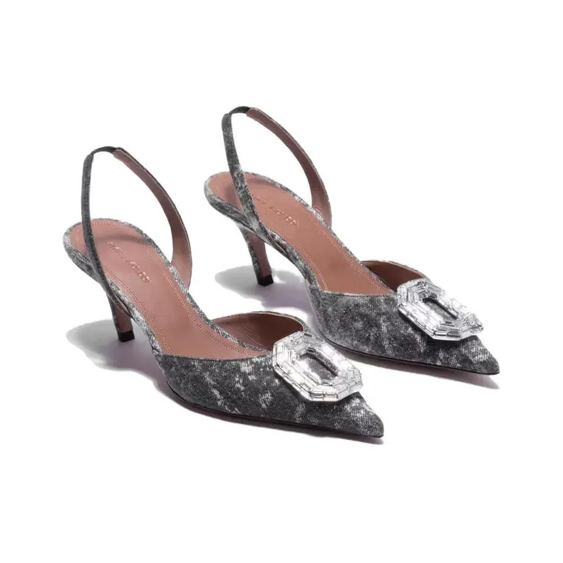 Souliers Martinez Camelia 50mm Leather Pumps-2