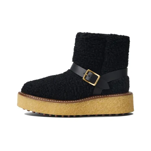 TOD'S Platform Shearling Boots