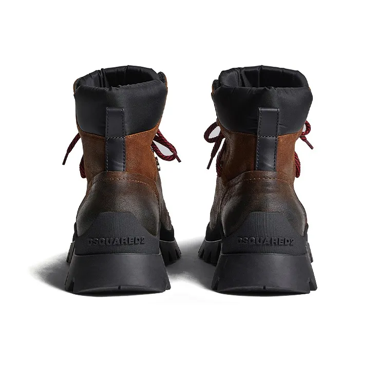 DSQUARED 2 Tank Hiking Short Martin Boot Men's Brown-3