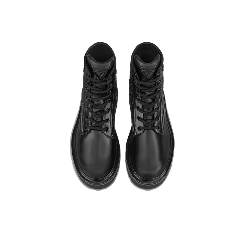 LOUIS VUITTON Ranger Ankle Boots Men's Black-2