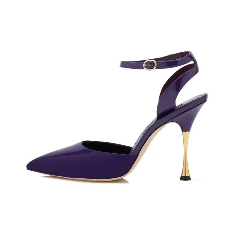 MANOLO BLAHNIK Peta High Heels Women's Purple-0