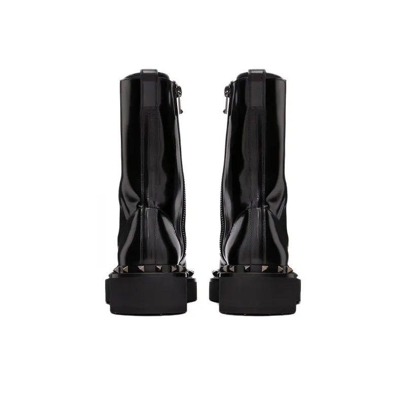 Valentino Garavani M-Way Rockstud 50mm Leather Booots-4