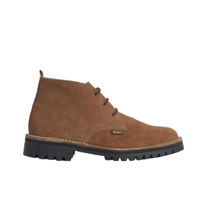 BARBOUR Hobart Chukka Ankle Boots Men's Taupe-1