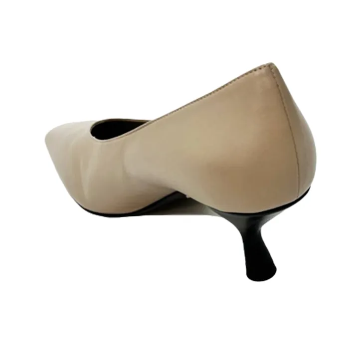 PRADA Irregular Heel High Heels Women's Light Brown-3