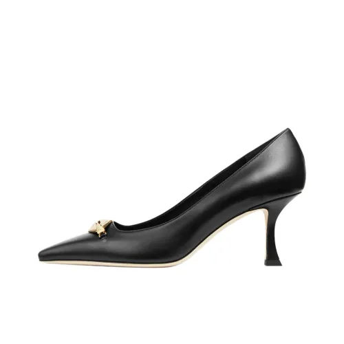 Jimmy Choo Irregular Heel High Heels Women's Black
