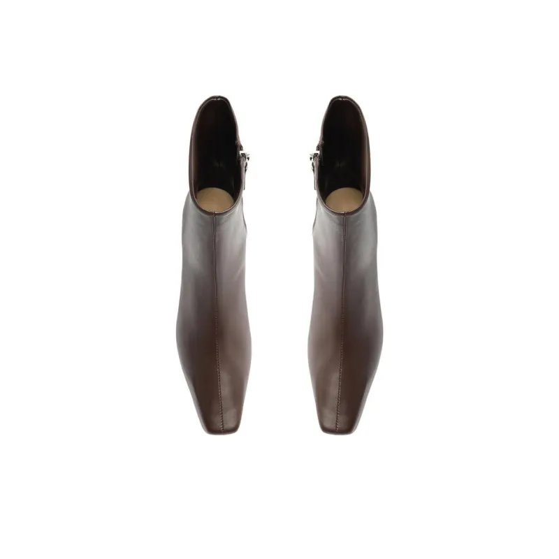 Schutz Dellia Ankle Boots 5.5cm Women's Brown-4