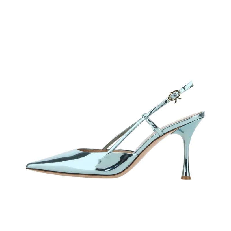 GIANVITO ROSSI Slim Heel High Heels 8.5cm Women's Light Blue-0