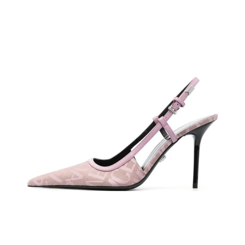 VERSACE Allover Slingback Pumps-0