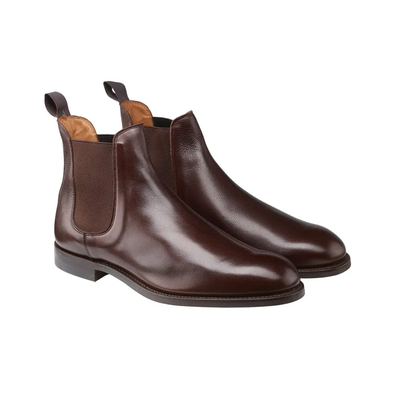 CROCKETT & JONES Chelsea 5 Short Chelsea Boots Men's Dark Brown-2