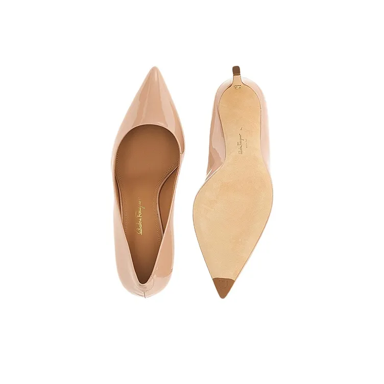 FERRAGAMO High Heels Women's Light Umber-4