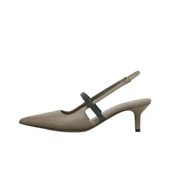 Brunello Cucinelli Monili strap Slingback Pumps
